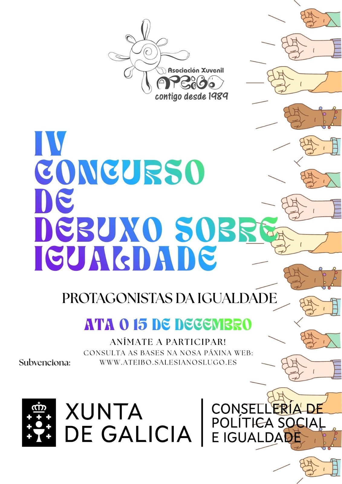 IV concurso de debuxo sobre igualdade